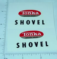 Pair Tonka Shovel (Post 1962) Stickers TK-093