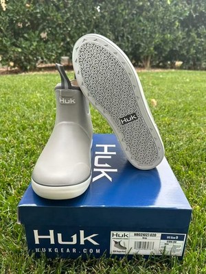 HUK Mens Rogue Wave Shoes High Performance Fishing Deck Boots Rain Boots