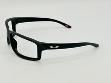OAKLEY GIBSTON SUNGLASSES REPLACEMENT MATTE BLACK FRAME W/ CHROME ICON AUTHENTIC