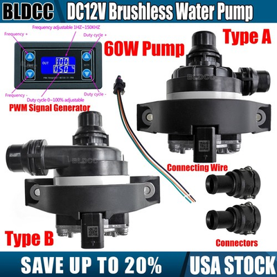 #ad High flow 12V 35L Min Intercooler Water Pump PWM Electric Circulation Water Pump $39.99