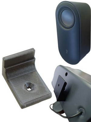 Wall Mount Bracket Holder for Logitech Z407 Bluetooth Speakers