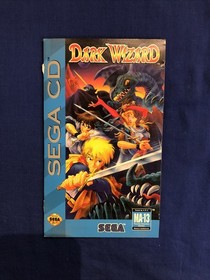 Dark Wizard (Sega CD, 1994) Ripped Up Instructions