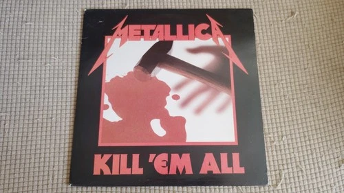Metallica Kill 'Em All Vinyl 1983 Original Silver Labels Megaforce W/Inner