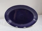 Fiesta Fiestaware Homer Laughlin 9.75" x 7" Oval Platter Plum Purple - EUC