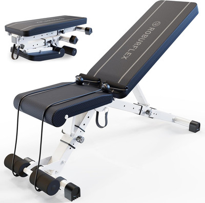 Adjustable/Foldable Workout Exercise Bench for Home Gym, Weightlifting and Stren