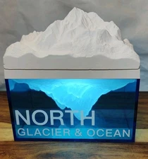 🧊Glacier LED Night Light Sound Machine Blue Tooth Sleep Speaker Bedroom Decor 