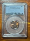 1929 Lincoln Wheat Cent PCGS MS 63 Red