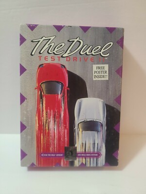 The Duel: Test Drive 2 II (Sega Genesis, 1992) Authentic Complete CIB Box Game
