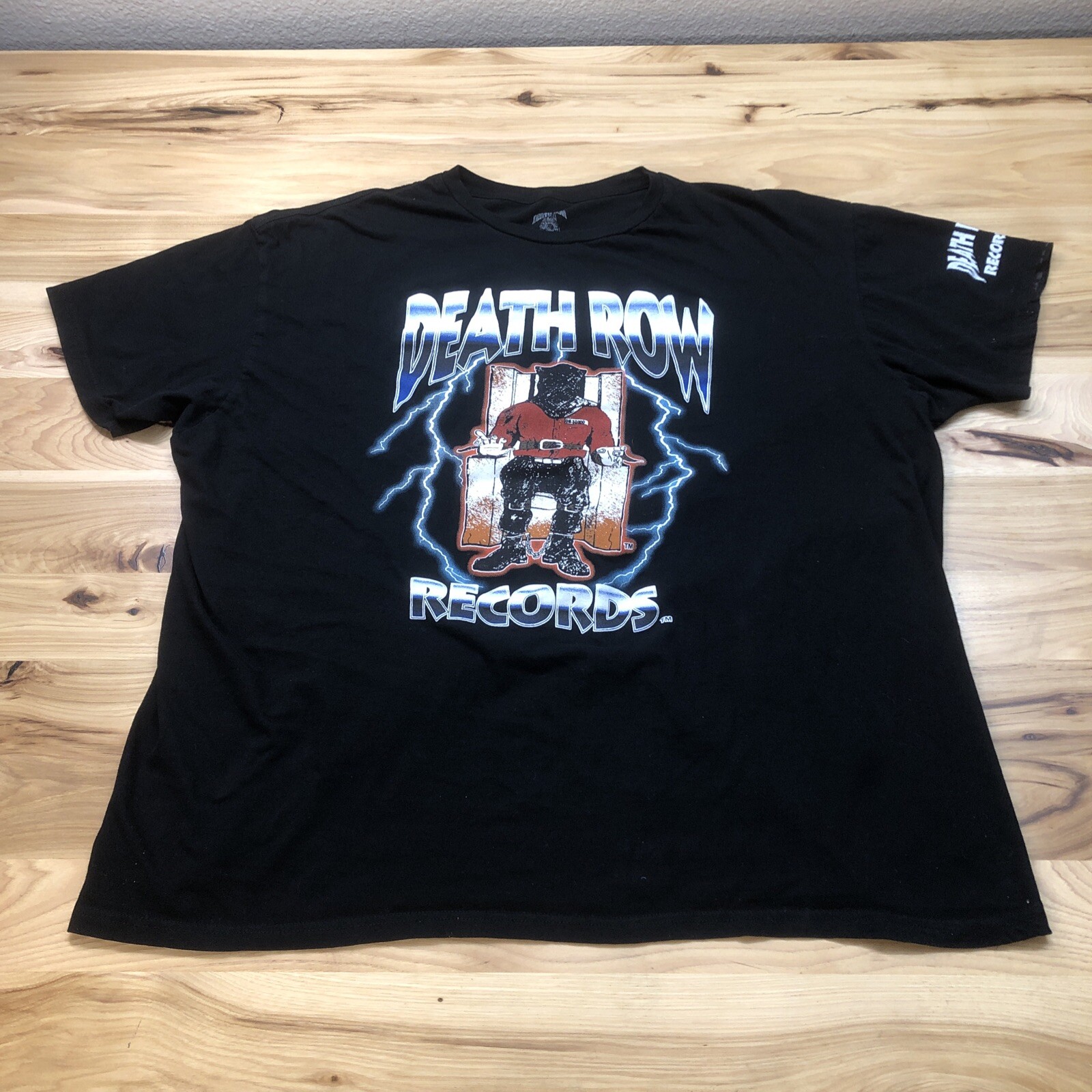 FILA Maglietta uomo Death Row Records nera logo hip hop rap taglia 3XL