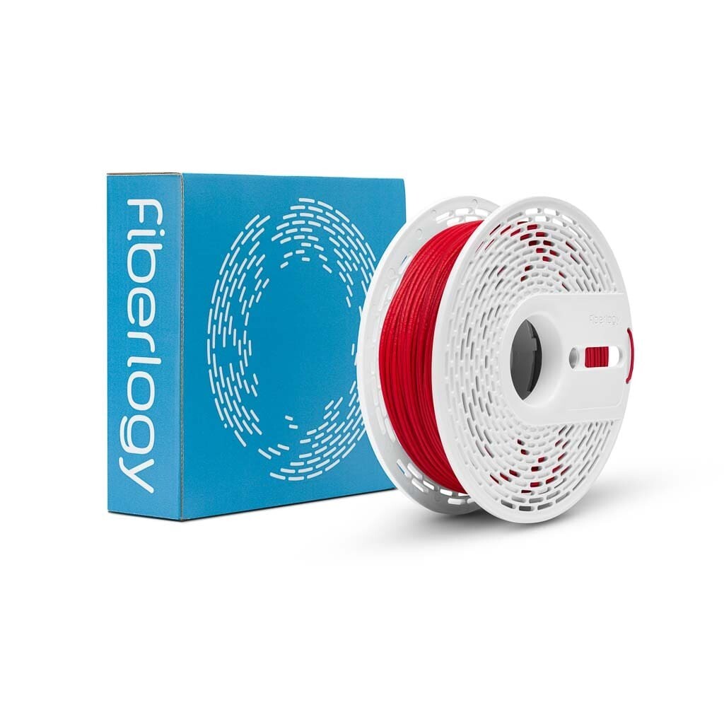 Fiberlogy 3D Drucker Filament Nylon PA12 + GF15 rot 1,75 mm mit Glasfaser
