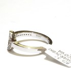 New 925 Sterling Silver Made with Swarovski Zirconia ByPass ring 3g 6 — photo 4