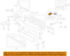 FORD OEM 10-19 MKT Console Front Console-Cup Holder Insert BE9Z7413562AA