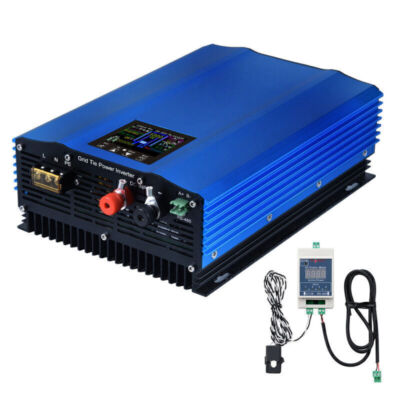 1000W Grid Tie Inverter Power Limiter DC26-45V for 24V 36V PV Panel/24V Battery