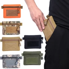 Mini Waist Pack Purses Military Molle EDC Pouch Wallet Portable Card Key Holder