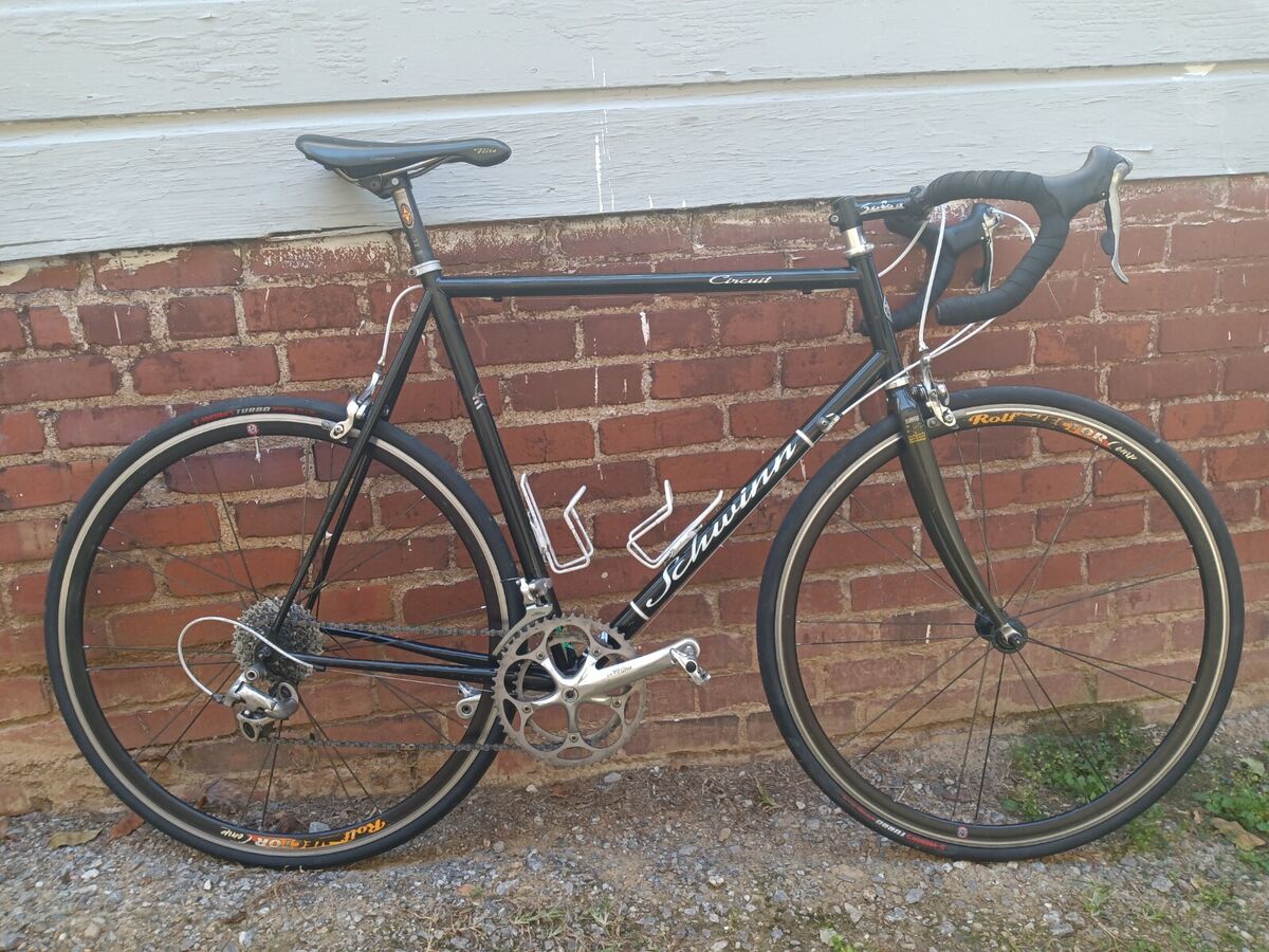 60cm Schwinn Circuit Road Bike 853 Ultegra Rolf Easton 60cm Schwinn Circuit Road Bike 853 Ultegra Rolf Easton
