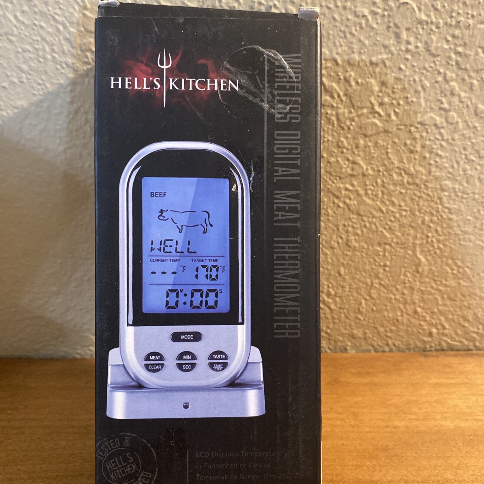 Meat Thermometer Wireless Digital Grilling BBQ Beef Chicken Pork Kitchen Oven-image