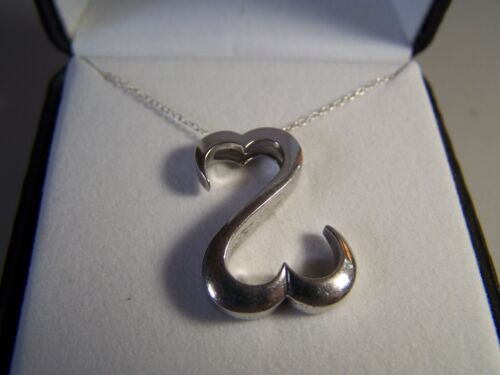 CIONDOLO E CATENA KAY JEWELERS JANE SEYMOUR GRANDE DOPPIO CUORE APERTO - Foto 3 di 9