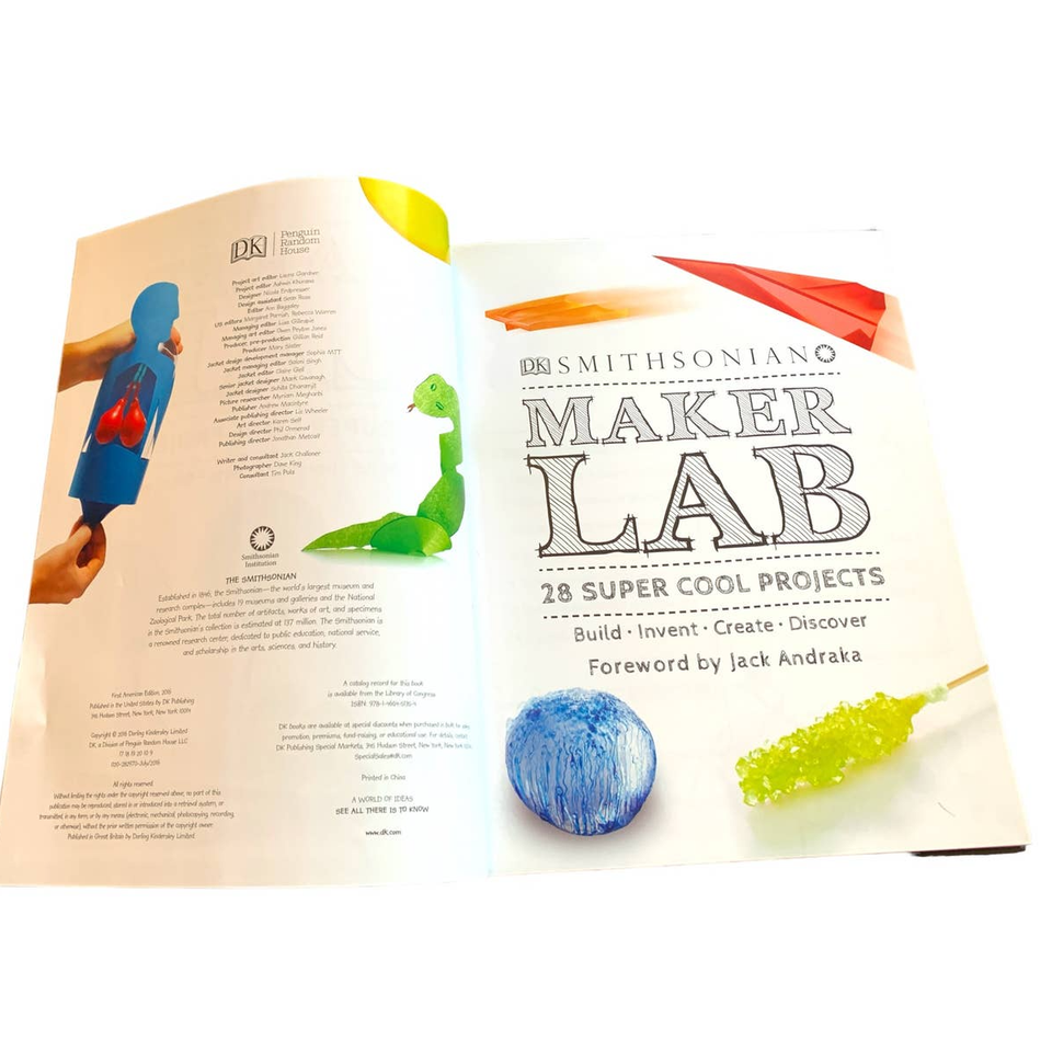 Smithsonian Maker Lab 28 Super Cool Hands On Science Projects by Jack