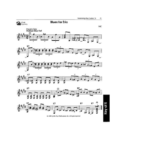 Mel Bay 96621M Mastering the Guitar 1B (Libro + Audio Online) Un Met Completo - Foto 2 di 4