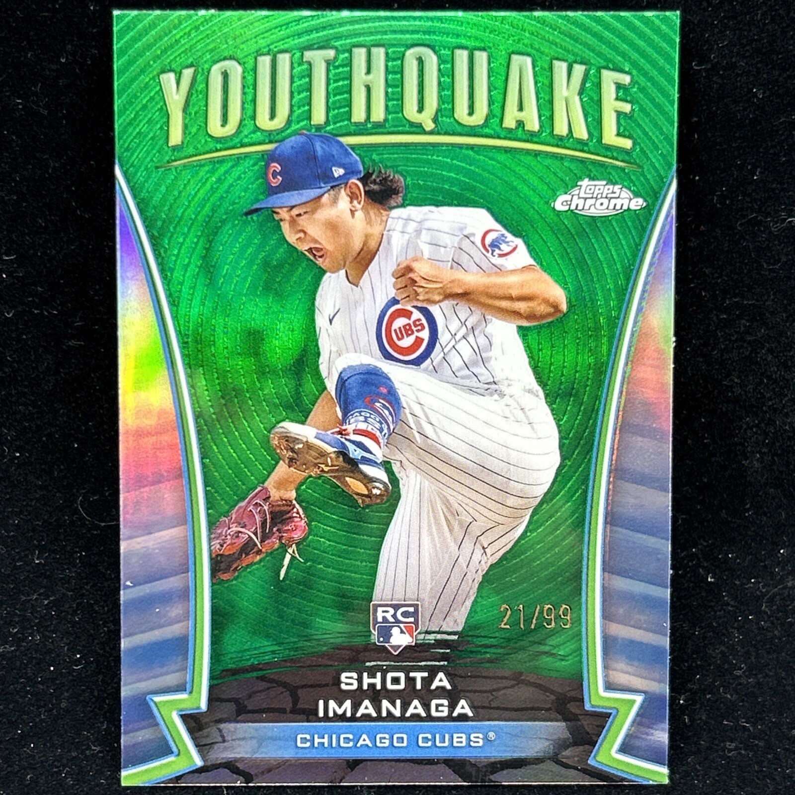 2024 Topps Chrome Update Shota Imanaga Youthquake Green /99