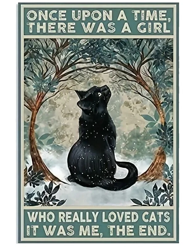 Cats Vintage/Retro Home Décor Plaques & Signs