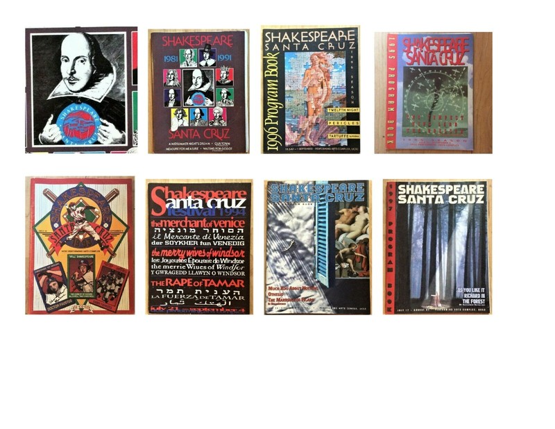 RARE 6 PROGRAM LOT SHAKESPEARE SANTA CRUZ PROGRAM LOT 7: 93,94,95,96,97,98;81-91