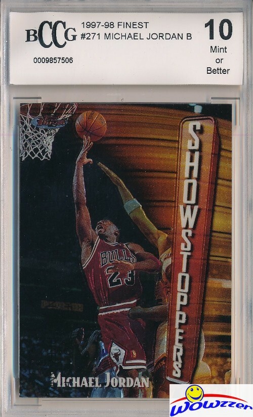 1997/98 Topps Finest Bronze #271 Michael Jordan BECKETT 10 MINT Bulls HOF GOAT