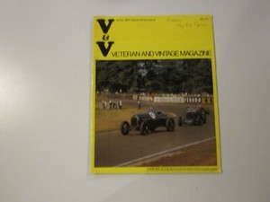 April 1971, VETERAN & VINTAGE, Nigel Arnold-Forster, Crown Magnetic, Len Wilton
