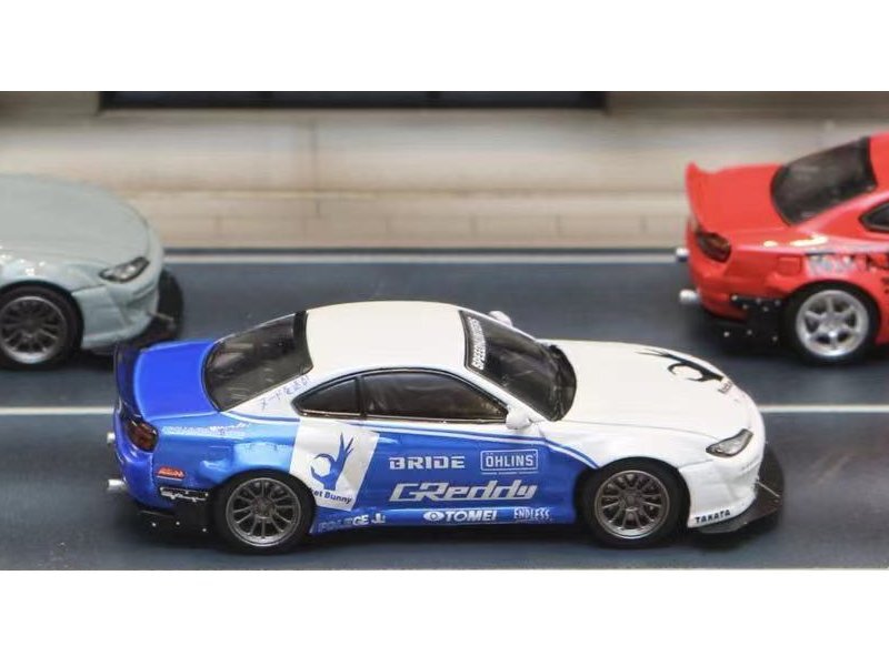 Modellino Nissan Silvia S15 Pandem - Street Weapon 1:64, Bianco, Nuovo In Confezione Originale