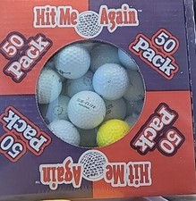 Hit Me Again Recycled Golf Balls Premium 50 Pack Used
