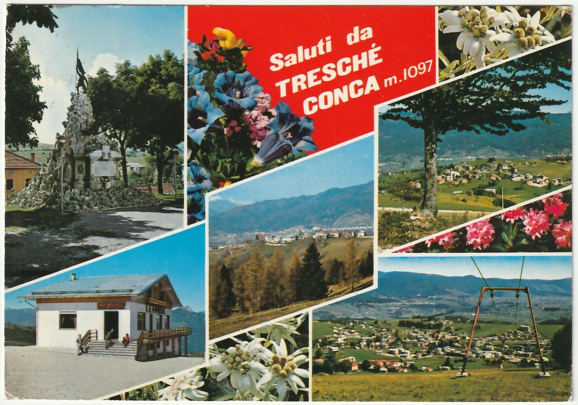 TRESCHE' CONCA - VICENZA - SALUTI DA... VEDUTINE - VIAGG. 1979 -43784-