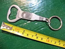 SAMUAL  ADAMS  BOSTON LAGER  PEWTER BOTTLE OPENER  KEYRING