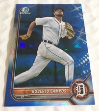 Roberto Campos 2022 Bowman Chrome Sapphire Baseball Prospect #BCP-216