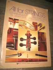 All For Strings Comprehensive String Method  Book 1  by G Anderson  & R Frost