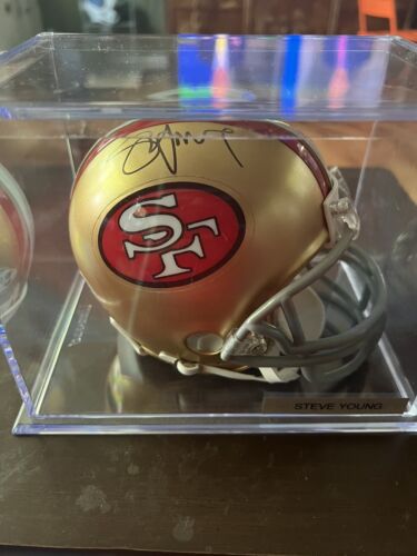 Steve Young Signed San Francisco 49ers Mini Helmet Beckett Certified - Picture 1 of 3