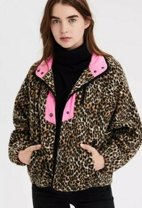 american eagle pink jacket
