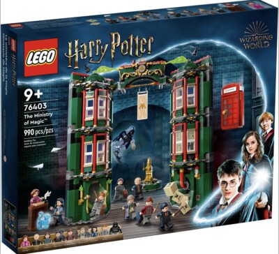  LEGO HARRY POTTER: The Ministry of Magic (76403) w/ 9 MiniFigures RETIRED
