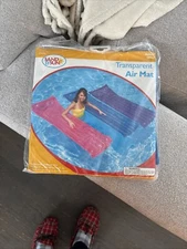 Sun 'N Sand Transparent Green Pool Air Mat