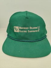 Vintage USA MADE REC OK Electric Co Op Trucker Hat Cap