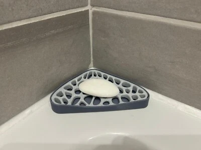 Corner 3D Printed Soap Dish Easy Clean Shower Bath soap tray
