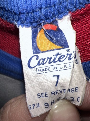 Vintage Carter’s Pajamas Boys Size 7 BMX - Picture 3 of 10
