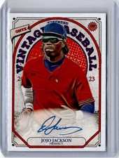 2023 Onyx Vintage Extended Blue Ink JoJo Jackson Auto (B22) A3 Yankees