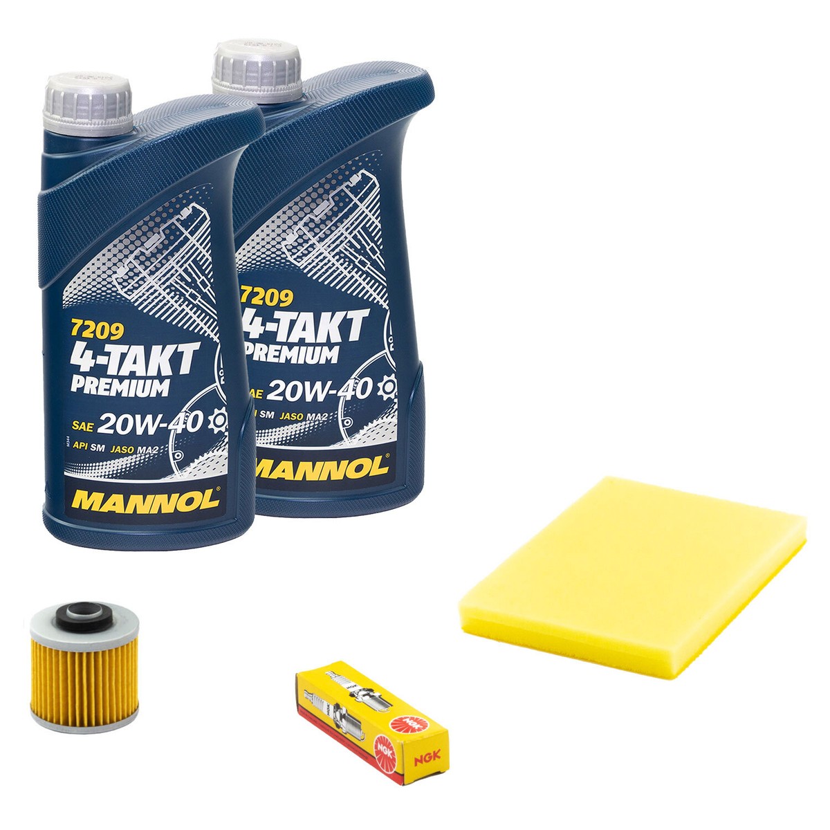 Wartungspaket Für Yamaha XT 250 (1980-1990) – 2L Motoröl + Luftfilter + Ölfilter + Zündkerze NGK Wartungspaket Für Yamaha XT 250 (1980-1990) – 2L Motoröl + Luftfilter + Ölfilter + Zündkerze NGK