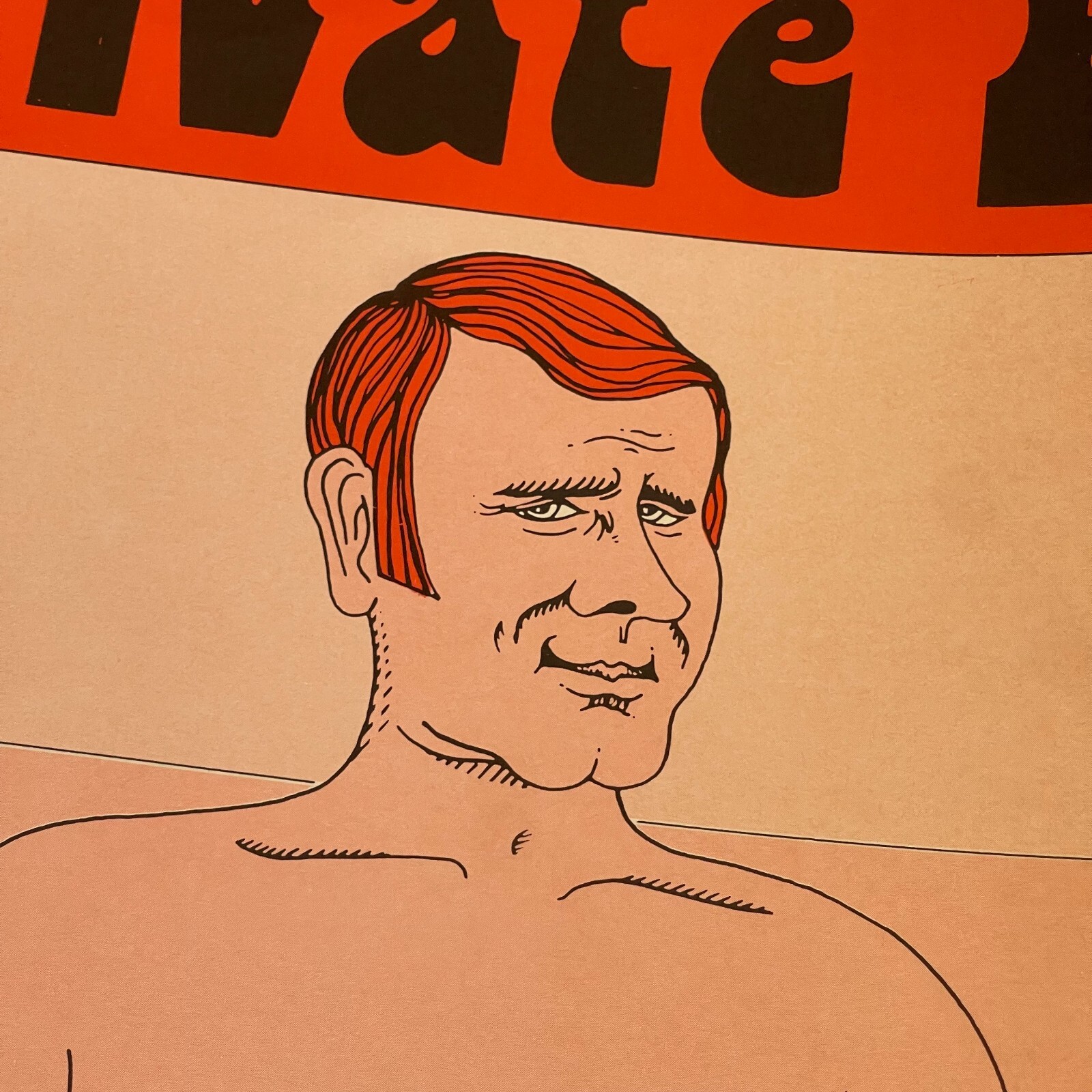 Private Parts Adult Party Game Where You "Pin The You-Know-What" 1981 Retro