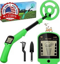 Detector de Metales Ajustable para Ni os con Pantalla LCD Intuitiva Verde US NEW