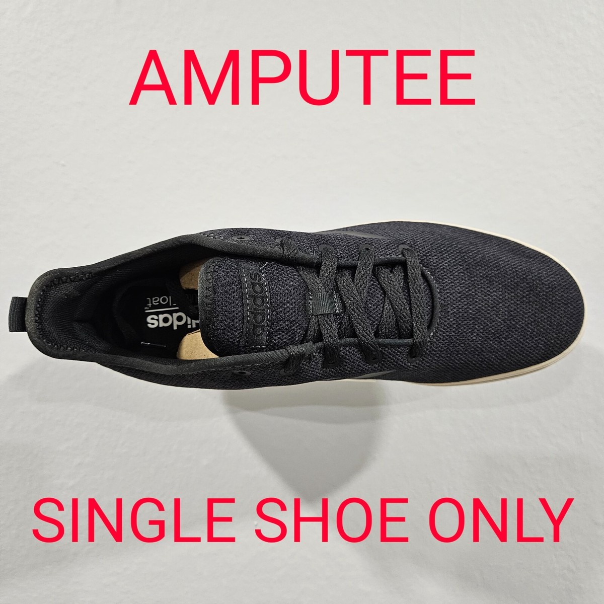 Adidas True Chill DA9852 Mens Sz 10.5 Carbon Black Ortholite Casual Skate Shoes Adidas True Chill DA9852 Black Mesh Knit | Mercari main image 3