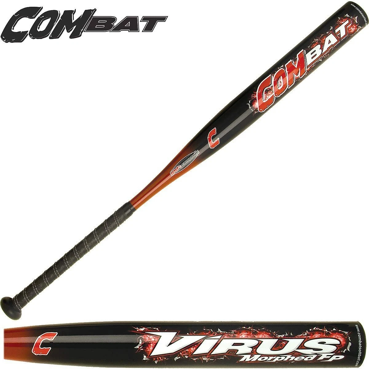 Batte De Softball Combat Centenarian – 34" 28 Oz (-6), USSSA, Adulte, Grise, Occasion