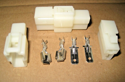 NEU 2 WEGE PIN STECKER X 10 STECKER 6,3 MM PINS BUCHSE MARINE BOOT