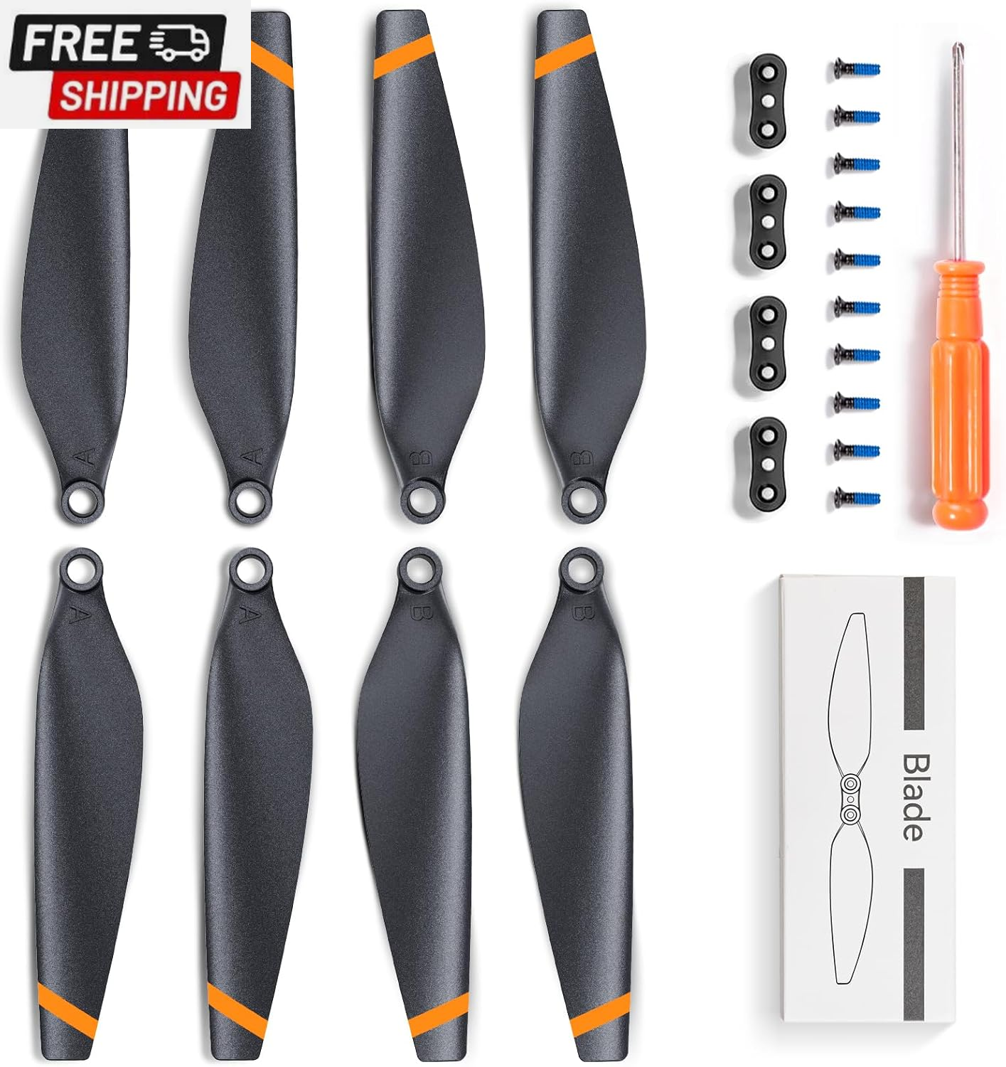 F11PRO 2 Drone Propellers (4Packs) - Replacement Blades, Spare Drone Accessories