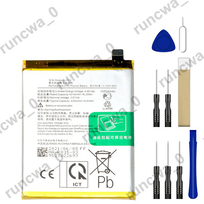 #ad BLP815 Battery For OnePlus Nord N10 5G BE2029 BE2026 3.87v Replacement Tool $16.29